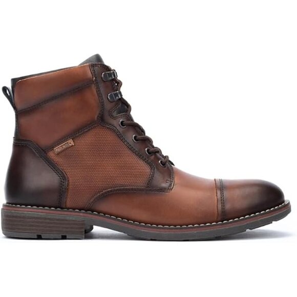 PIKOLINOS Men's York Lace Up Ankle Boot in Brown - Picture 1 of 9
